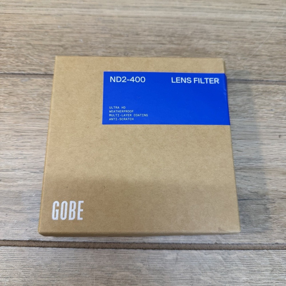 Brand New Gobe 82mm ND2-400 Variable ND Lens Filter (1-8.6 Stop)